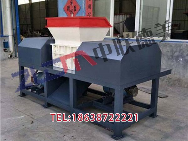 上海塑料編織袋撕碎機生產視頻